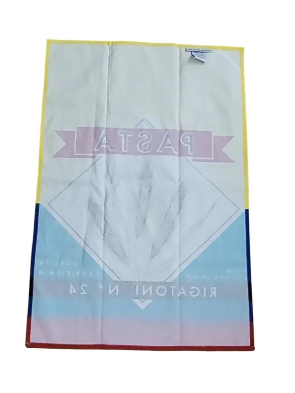 Williams-Sonoma Pasta Rigatoni Large Kitchen Cotton Tea Towel 31
